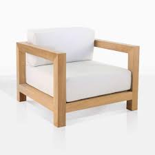 This Clean Contemporary And Beautiful A Grade Teak Outdoor Club Chair Is A Perfect Patio Lounge Furniture Outdoor Furniture Collections Teak Outdoor Furniture