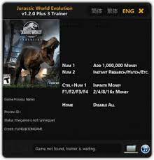 Jurassic world evolution is a fun simulation game that allows players to create a massive theme park and populate it with dinosaurs they bioengineer. Jurassic World Evolution Trainer 9 V1 4 1 Fling Download Pc Cheat