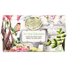 The Michel Design Works In The Garden Bath Soap Bar Shea Butter Soap Rose Scented Products Shea Butter