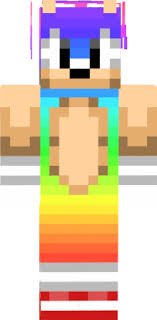 View, comment, download and edit sonic minecraft skins. Sonic Hyper Ou Sonic Do Arco Iris Nova Skin Sonic Nova Skin Gallery Rainbow