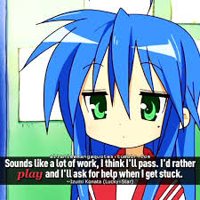 The Source Of Anime Manga Quotes Requested By Otakupowernerd Fb Twitter Anime Quotes Manga Quotes Lucky Star