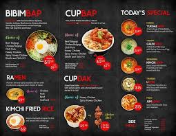 ₹ 2000 for two (approx.). Menu Arirang Korean Bbq Perth Food Menu Food Food Menu Design