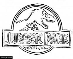 Jurassic Park Logo Coloring Page Dibujo Dinosaur Coloring Pages Jurassic Park Jurassic Park Logo