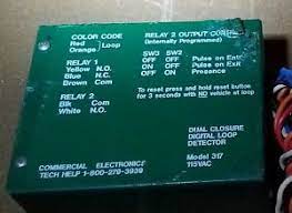 230vac , 115v ac, 24v dc/ac, Digital Loop Detector Commercial Electronics Model 317 Ebay