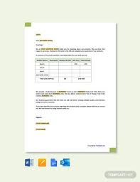 Price Quotation Letter Template Free Pdf Google Docs Word Apple Pages Template Net Quotations Lettering Quotation Sample
