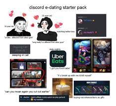 Discord e-dating starter pack : rstarterpacks
