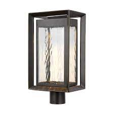This outdoor post light fixture boasts patented design. Mill Mason River Bronze Led Outdoor Post Mount Bellacor