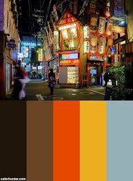 Osaka Japan Color Scheme Color Palette Color Color Schemes