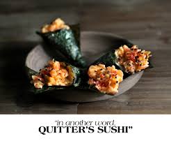 Page 1 of 2 1 2 last. Lady And Pups Spicy Salmon Mini Hand Rolls