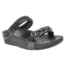 Use slides to edit powerpoint files. Fitflop Damen Cirque Slides Sandalen Schwarz Ebay