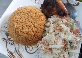 Featured in 5 amazing recipes you can make using rice. Recipe Appetizing Jollof Rice With Coleslaw And Fried Chicken Foodpage