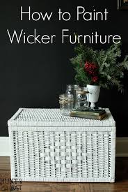 How To Paint Wicker The Easy Way Painting Rattan Wicker And Cane Furniture Or Accessories Can Painting Wicker Furniture Painted Wicker Wicker Patio Furniture