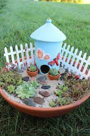 My Fairy Garden Easy And Cheap To Make Fairy Garden Diy Fairy Garden Fairy Garden Houses