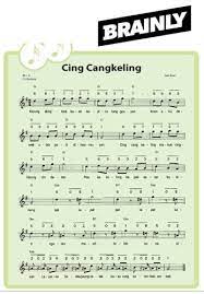 Mkana dari lagu cing cangkeling yaitu hati yang baik adalah hati yang penuh ketenangan, ketetapan dan tidak mudah goyah. Tangga Nada Yg Dimainkan Digunakan Pada Lagu Cing Cangkeling Adalah Brainly Co Id