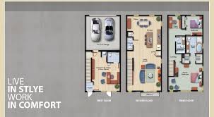 Live Work Townhomes Google Search Floor Plans Townhouse Urban Village