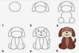 Drawing A Dog To Show Children How To Use Shapes Easy Animal Drawings Draw Animals For Kids Drawing For Kids Easy to draw dog discover ideas about puppy drawing easy easy draw dog picture. easy animal drawings draw animals