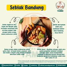 Hallo Sobat Yammiers!👋 Yuk kita pelajari asal usul seblak, makanan khas Bandung yang saat ini favorit generasi Millenial😁 Seblak merupakan salah satu makanan kuliner khas Bandung, Jawa Barat yang saat ini sudah