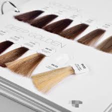 Detachable Synthetic Hair Swatch Color Chart For Hair Dye
