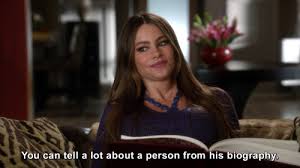 You Can Tell A Lot About A Person From His Biography Modern Family Tvgag Com