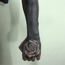 These Striking Solid Black Tattoos Will Make You Want To Go All In Kickass Things Black Tattoos Black Sleeve Tattoo Black Ink Tattoos
