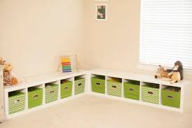 What are a few brands that you carry in kids storage? Corner Toy Storage Bench Storage Benches