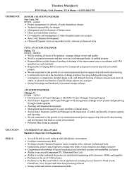 aviation engineer resume samples
