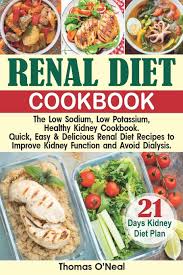 Some patients may also need. Renal Diet Cookbook The Low Sodium Low Potassium Healthy Kidney Cookbook Quick Easy Delicious Renal Diet Recipes To Improve Kidney Function And Avoid Dialysis 21 Day Kidney Diet Plan O Neal Thomas 9781675028254