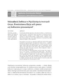 PDF) Seksualność kobieca w Pięćdziesięciu twarzach Greya