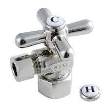 Kingston brass faucets are centered around a traditional, rustic theme. Kingston Brass Cc43106x Quarter Turn Valve 1 2 Fip X 3 8 O D Compression Polished Nickel Kingston Brass