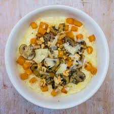 Risotto Butternut Champignons Et Noix La Cerise Sur Le Maillot Recette En 2020 Recette Risotto Butternut Recette De Plat