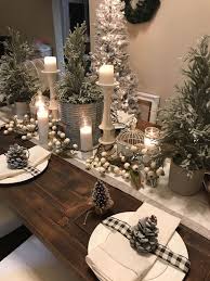 Decor De Vacances En Noir Blanc Et Argent Natura Argent Blanc Decor Natura Noir Vacances Decoration Noel Deco Table Noel Deco Noel Fait Maison