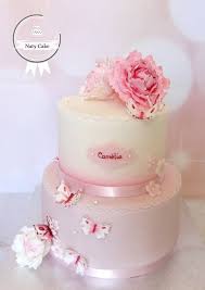 Gateau Baby Shower Rose Fille Cake Design Cake Desserts