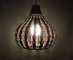 Brown Color Hand Woven From Rattan Pendant Lights Vintage Etsy Plug In Pendant Light Rattan Pendant Light Pendant Lighting
