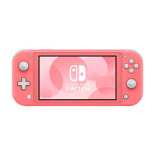 Nintendo Switch Lite Konsol Coral Power Se