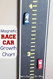 Magnetic Race Car Growth Chart Boy Car Room Kids Room