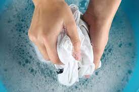 If you prefer, you could also swap the white vinegar here for lemon juice, still patch testing on the fabric first. How To Wash White Clothes With And Without Bleach Oh So Spotless