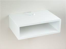 Whyte Slim Modern Floating Nightstand Table Wall Mount Bedside Table Floating Side Table Floating Bed Shelf Modern Floating Nightstand Wall Mounted Bedside Table Floating Nightstand