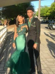 Wearing and styling a maxi dress is a breeze; Emerald Green Prom Dress Couple Novocom Top