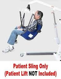 Details About New Patient Lift Sling Without Head Support Use With Hoyer And Most All Lifts