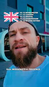 Last shows of the year… OPEB SECRET SOCIETY TOUR with @mr_woodnote &  @prezencemusic , 10.12 MANCHESTER , 11.12 LONDON , 12.12 BRISTOL, 13.12  BIRMINGHAM, 14.12 MILTON KEYNES
