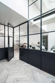 Integrated room partition screen with storage. Install Crittall Glass Partition Walls For Impact Paula Carter Cri