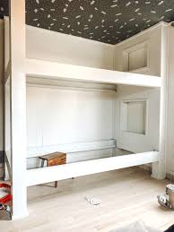 When you add the slats to the headers, start in the center and. Built In Bunkbed Diy For 500 Nesting With Grace