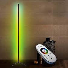 In a living room is can also be practical to have some sort of task lighting which can be moved around, like a small table lamp for example. Colorful Atmosphere Lamps Led Corner Floor Lamp With Remote Control Room Decor Rgb Modern Background Light For Living Room Bedroom Buy Online At Best Price In Uae Amazon Ae