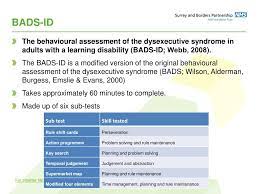 Ppt New Assessment Tools For People With Intellectual Disabilities Apc Meeting Powerpoint Presentation Id 2385496