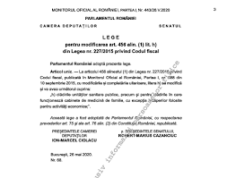 Legea Nr 68 2020 Modificare Cod Fiscal Cabinete De MedicinÄƒ De Familie Scutire Impozit ClÄƒdiri Cabinetexpert Ro Blog Contabilitate