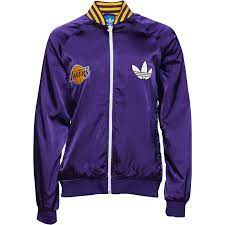 The lakers compete in the national basketball association (nba). Adidas Originals Herren La Lakers Bomber Gold Performance Jacket Lila