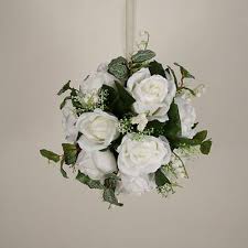 Check spelling or type a new query. Pomander 8 Hanging Bouquet Silk Wedding Kissing Ball Flowers 32 White Ebay