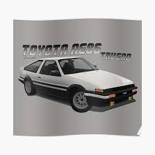 Do you enjoy watching cars being built? Toyota Ae86 Trueno Posters Redbubble