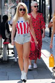 Lottie moss cleavage at louie restaurant in london. Lottie Moss Flaunts Her Legs In Tiny Denim Shorts As She Stepped Out With Her Pooch In London Uk 170719 1