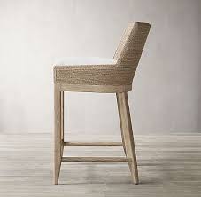 Marisol Seagrass Track Stool Stool Cheap Adirondack Chairs Kitchen Bar Stools
